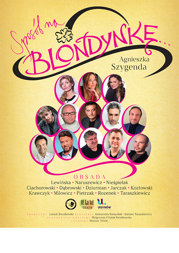 Plakat Sposób na blondynką